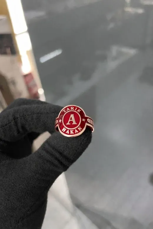 Generic 190303 Arma Yüzük 925 Ayar Gümüş Kişiye Özel Kadın & Erkek