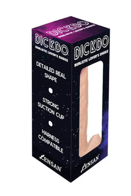 Gerçekçi Testisli Dildo Penis 19Cm Model1