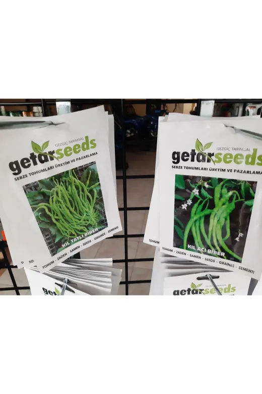 Getar Seeds fasdas Kıl Biber Tohum Seti Acı Ve Tatlı 2 Paket