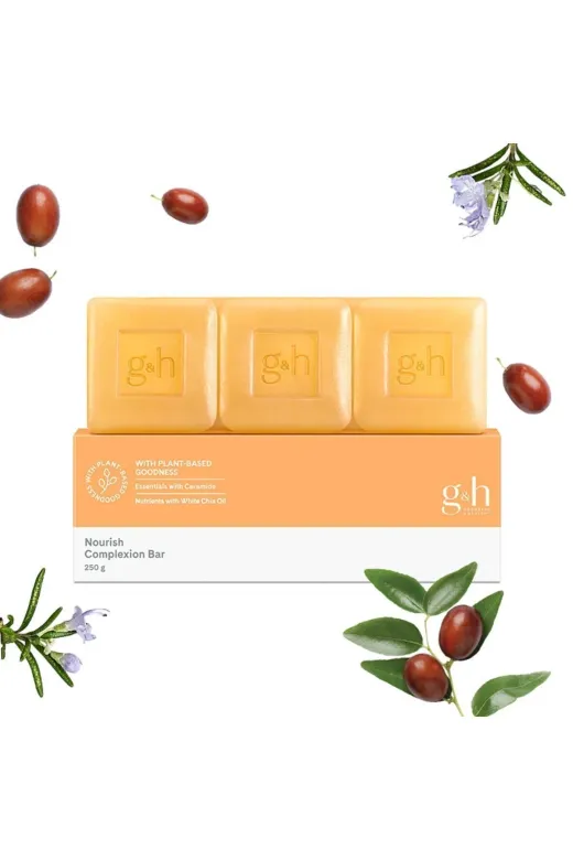 G&h yapay renklendirici içermez Sülfat Ve Paraben İçermeyen Cildi Kurutmadan Besleyen Nourish Vegan Cilt Sabunu