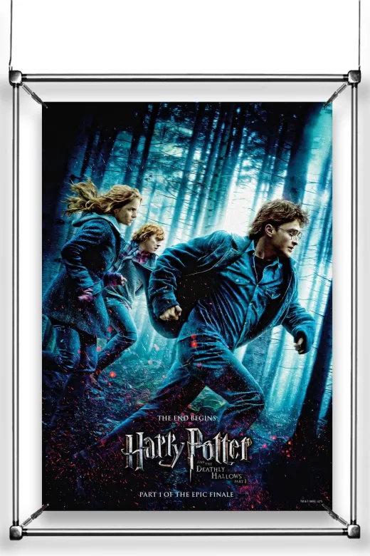 GiFi 200 10 13 Poster & Film Afişi Harry Potter Ölüm Yadigarları 35X50 Warner Bros. Lisanslı Deathly Hallows