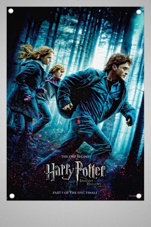 GiFi 200 10 13 Poster & Film Afişi Harry Potter Ölüm Yadigarları 35X50 Warner Bros. Lisanslı Deathly Hallows