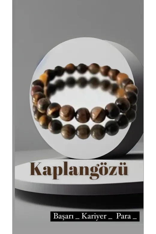 Gift Sellection hmç065 Doğal Taş Bileklik / Ametist / Sitrin / Kaplangözü / Aventurin /akik Kaplangözü Pembe Kuvars Necef