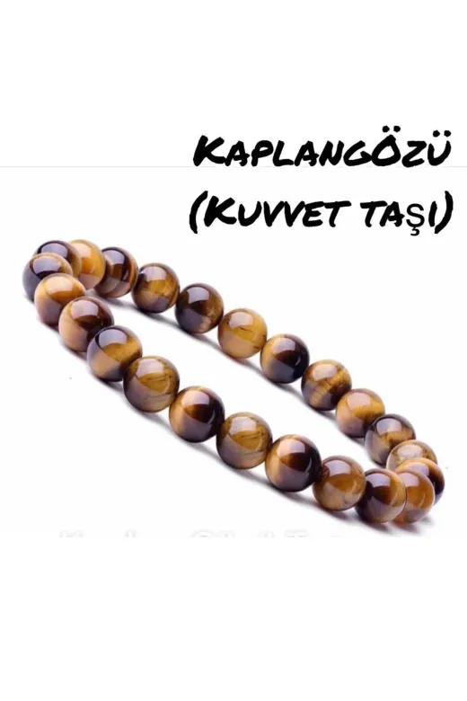 Gift Sellection hmç065 Doğal Taş Bileklik / Ametist / Sitrin / Kaplangözü / Aventurin /akik Kaplangözü Pembe Kuvars Necef