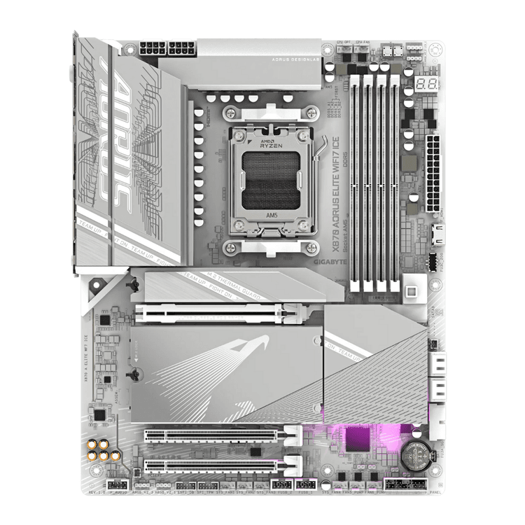 Gigabyte X870A Aorus Elite Wi-Fi 7 Ice DDR5 ATX