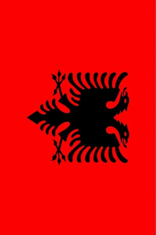 GKBY18 Arnavutluk Bayrağı 50X75