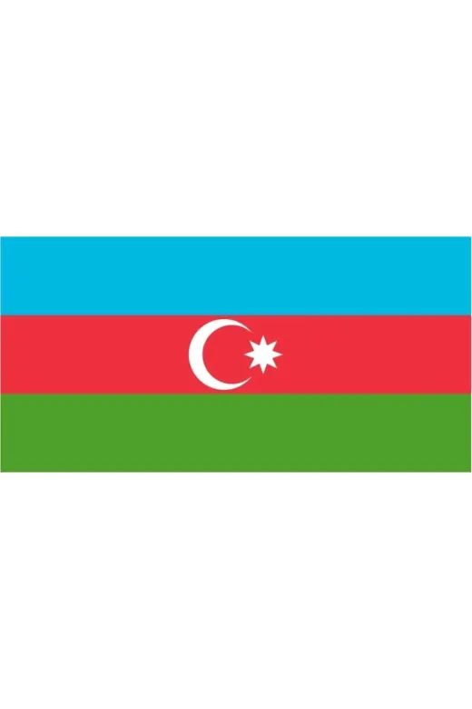 GKBY430 Azerbaycan Bayrağı 50X75 Cm.