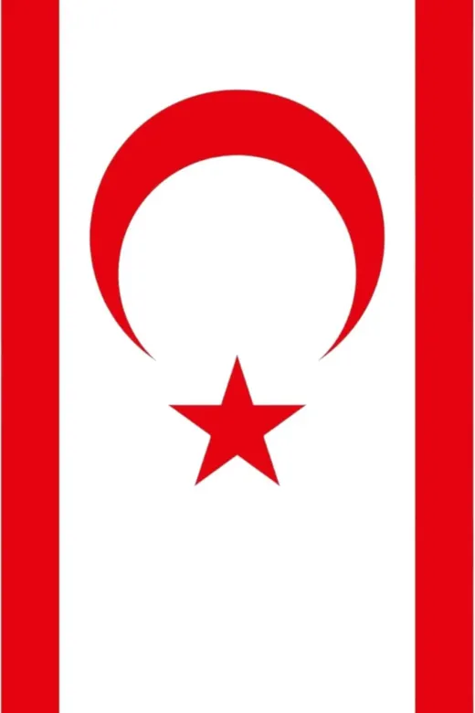 GKBY604 Kıbrıs Kktc Gönder Bayrağı 100X150 Cm.