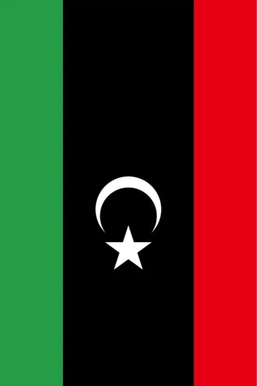 GKBY621 Libya Bayrağı 30X45 Cm.