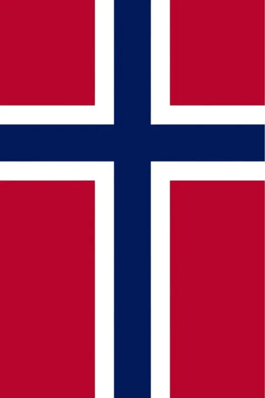 GKBY654 Norveç Bayrağı 50X75 Cm.