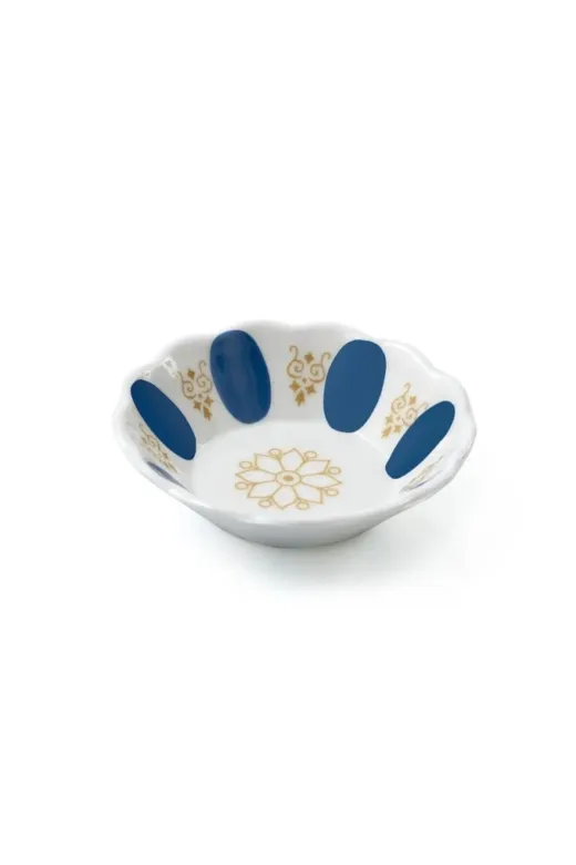Globy PKT-206ÖZGKOD104M Melamin Kahveci Çay Tabağı Mavi 6'lı Fma07993