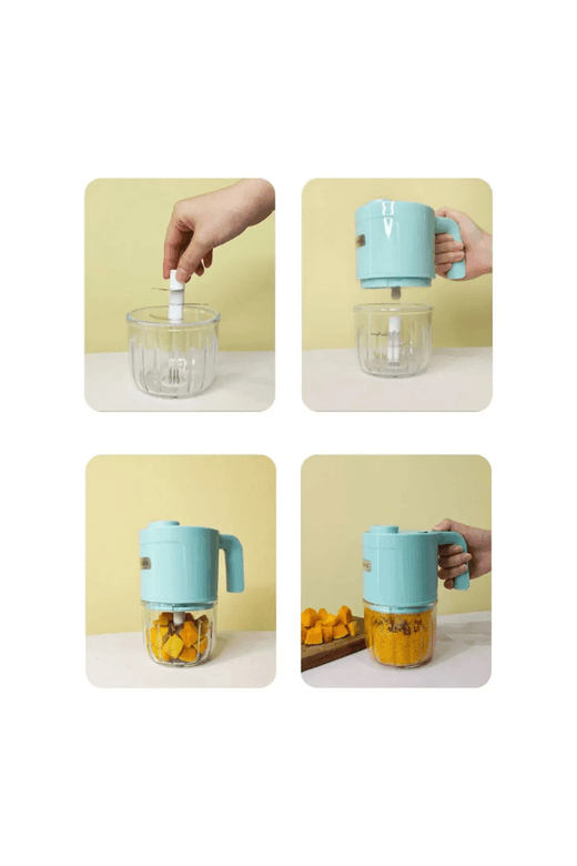 GN-E01 Cook Eat 300 Ml Hacımlı Taşınabılır, Şarj Edılebılır 5In1, Paslanmaz Çelıklı Çok Amaçlı Blender