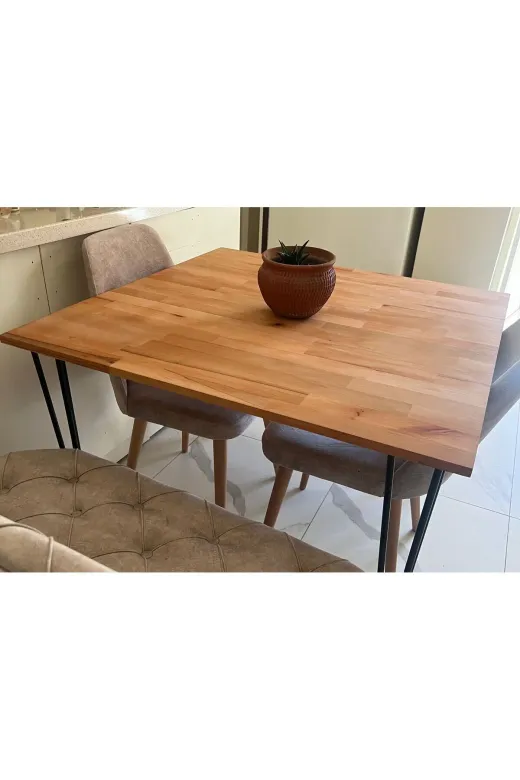 Gochida 000180485 Doğal Ahşap Masa