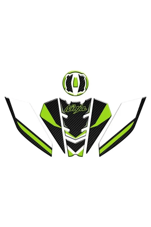 Gogo KWSNJ500SET003 Kawasaki Ninja 500 2025 Uyumlu Tank Pad Set 003
