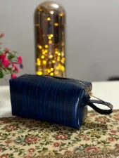 Gogo Makyaj Kozmetik Çantası Lacivert-siyah