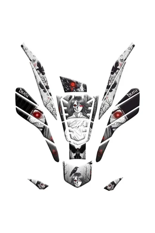 Gogo PCX2021SET014 Honda Pcx 2021 - 2024 Uyumlu Tank Pad Set 014