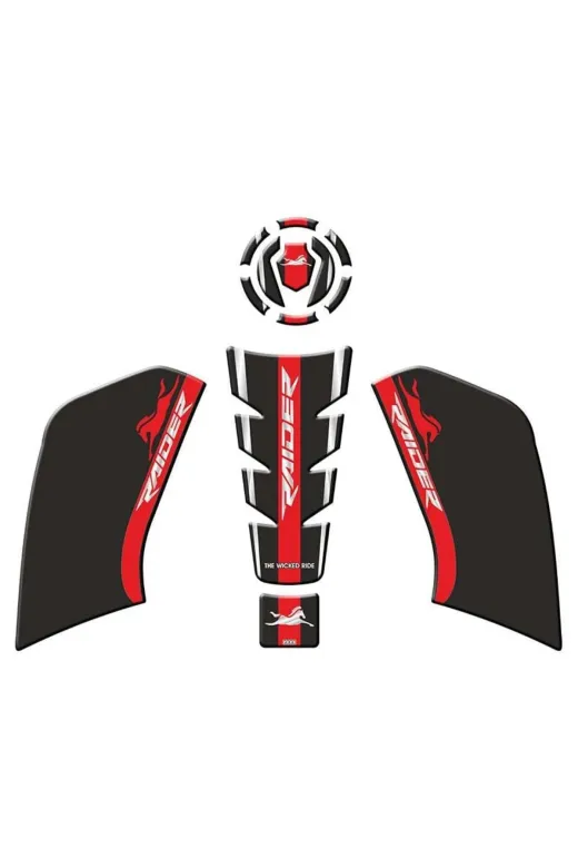 Gogo RDRSET006 Tvs Raider 125 2023 - 2024 Uyumlu Tank Pad Set 006