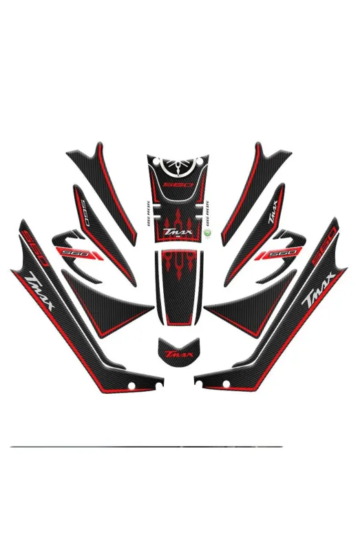 Gogo TMAX560SET002 Yamaha Tmax 560 2019 - 2021 Uyumlu Tank Pad Set 002