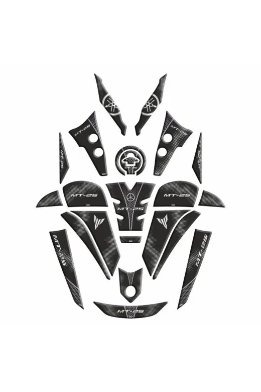 Gogo TYC00714028314 Yamaha Mt25 2020 - 2023 Uyumlu Full Tank Pad Set 006