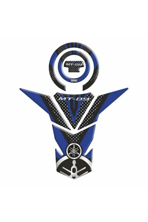 Gogo TYC2E064BD9DACCC32F1B5200 Yamaha Mt09 2013 - 2018 Uyumlu Tank Pad Set 004