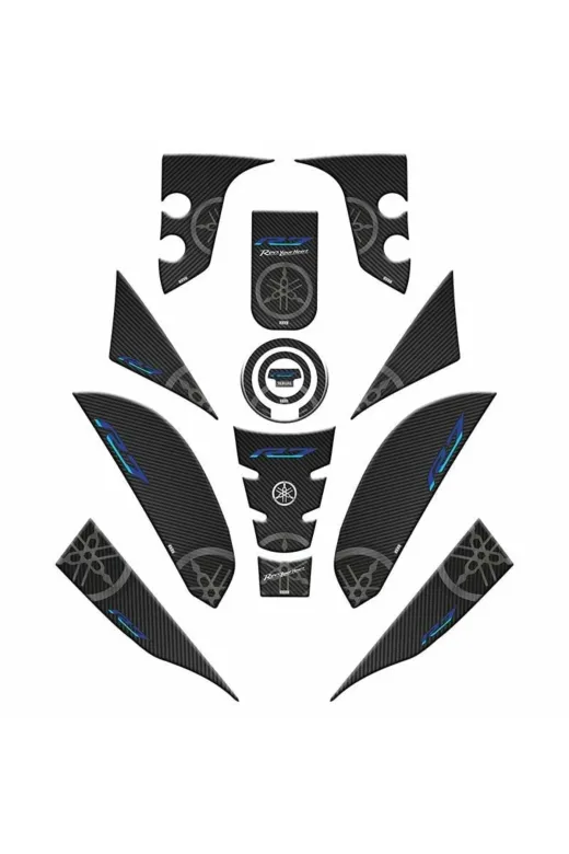 Gogo TYC5685BA5EEB1D9B6FA39D00 Yamaha R7 2021 - 2024 Uyumlu Full Tank Pad Set 002