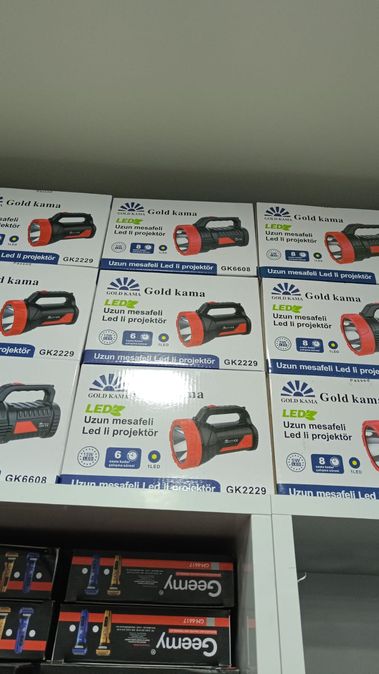 Gold Kama Gk2229  Uzun Mesafeli 15W Led El Feneri