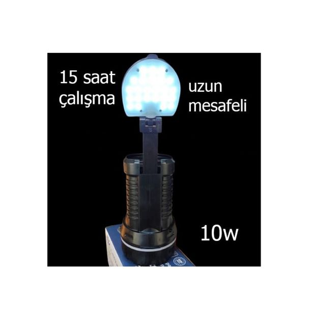 Gold Kama Gk6685 10W Uzun Mesafeli Süreli El Feneri