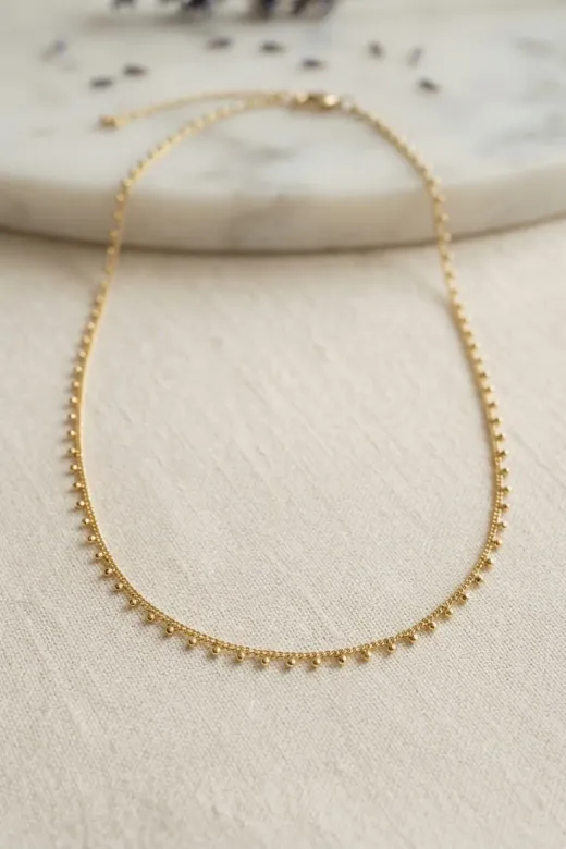Gold Renk Topçcuk Model 60 cm Kadın Kolye TJ-BKO11212