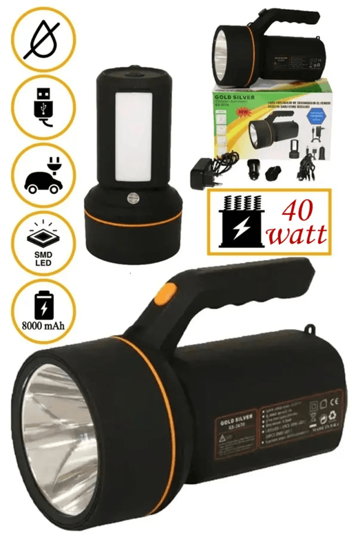 Gold Silver Gs-2671 40W Led El Fener