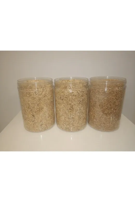 GoldMindMix kmryuarbu0.5 Kemirgen Yemi Üçlü Set 3X0.5 Kg (Yulaf Arpa, Buğday) Ayrı Poşetlerde.