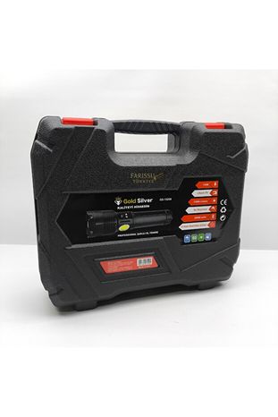 GoldSilver Gs-15200 | 110W 11.000 Lümen - 3 Km Menzilli Profesyonel Zoomlu El Feneri