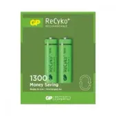 GP RECYKO 1300mAh AA ŞARJLI KALEM PİL 132C133  2Lİ KART (4745)