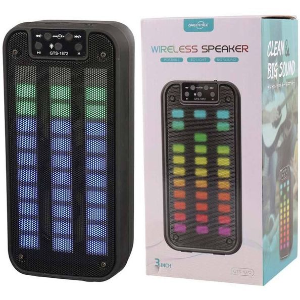Greatnice Gts-1872 Taşınabilir Kablosuz  Bluetooth Hoparlör