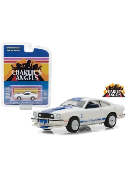Greenlight Collectibles charlie64 Hollywood – Charlie’S Angels 1976 Ford Mustang Cobra Ii 1:64 Diecast Model