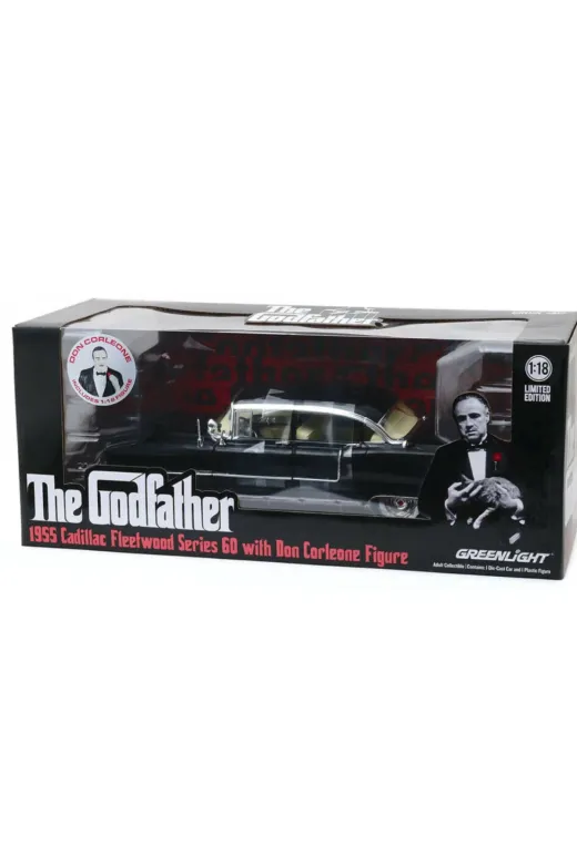 Greenlight Collectibles gotfather-60 Greenlight 1:18 1955 Cadillac Fleetwood 60 – The Godfather (Limited Edition) | 2025 Üretim
