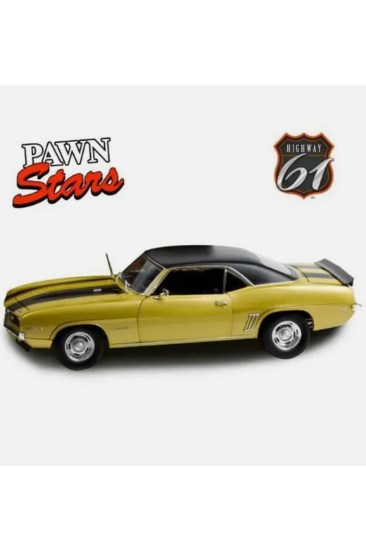 Greenlight Collectibles pawnstar Highway 61 – 1:18 1969 Chevrolet Camaro Z28 “Pawn Stars” Diecast Model Araba- Synoverse Kitap Hediye
