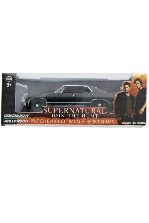 Greenlight Collectibles supernaturalloot Supernatural 1967 Chevrolet Impala Lootcrate Exclusive – Dean Winchester Model Araba