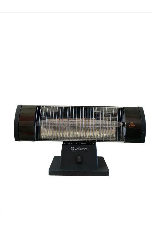 GRÜNBERG YAVUZHAN.051 Grunberg 1500W Ates Kalın Camlı Isıtıcı