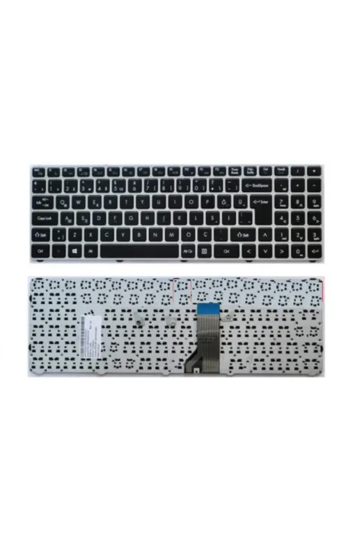 Grundig NK-KR30102-,,-EK20 1587 Gnb-1587 B1 I5 Notebook Klavyesi - Gümüş Gri Gnb1587B1I5