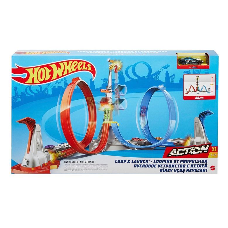 GRW39 Hot Wheels Dikey Uçuş Heyn Yarış Seti