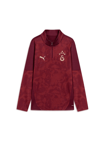 Gs Store 78288803 Galatasaray Puma Çocuk A Takım 1/4 Fermuarlı Uzun Kollu Antrenman Üst