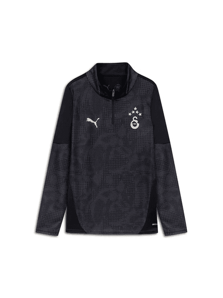 Gs Store 78288810 1 / 2 Galatasaray Puma Çocuk A Takım 1/4 Fermuarlı Uzun Kollu Antrenman Üst