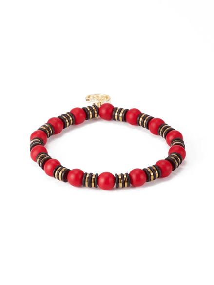 Gs Store U251233 Galatasaray Doğal Taş (Havlit) Bileklik