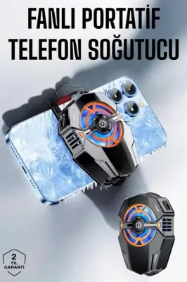 Güçlü Motorlu Telefon Soğutucu Fan 1 Adet Oyun Aksesuarı