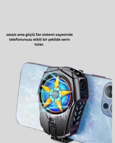 Güçlü Telefon Soğutucu Fan 65-85 Mm Akıllı Telefonlar İçin