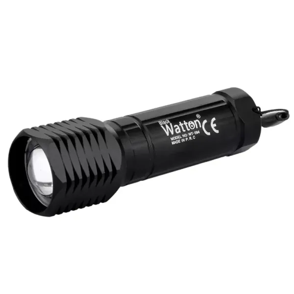Güçlü Zoomlu Led El Feneri 10 Cm Şarjlı Kamp