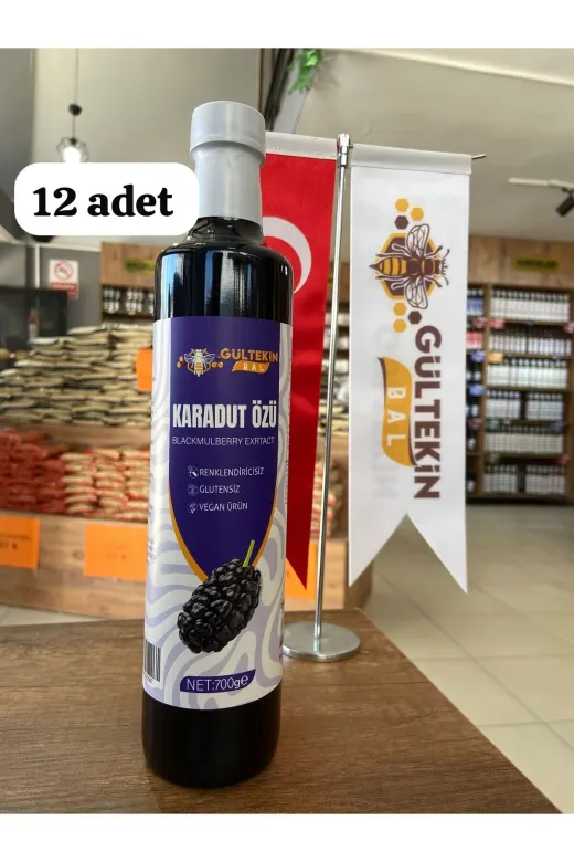 GÜLTEKİN BAL 1212313 Karadut Özü 12 Adet 700 *12 = 8400 Gram