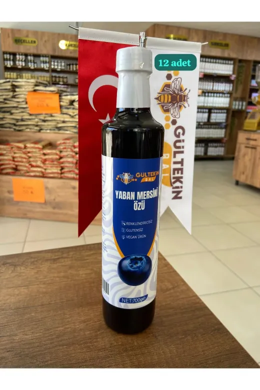 GÜLTEKİN BAL 23534R Yaban Mersini 700 Gram *12 = 8400 Gram