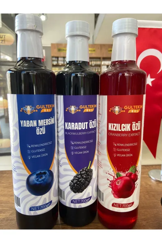GÜLTEKİN BAL ASDASASD 3 Lü Öz Paketi 700*3 2100 Gram