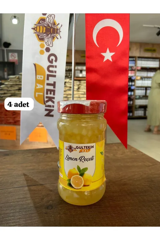 GÜLTEKİN BAL GĞLLL Limon Reçeli 4 Adet 400 *400= 1600 Gram